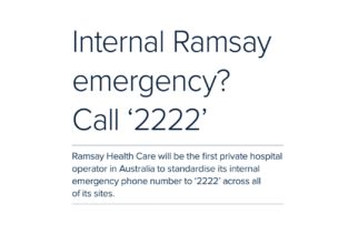 Ramsay Healthcare announce 2222 standardisation